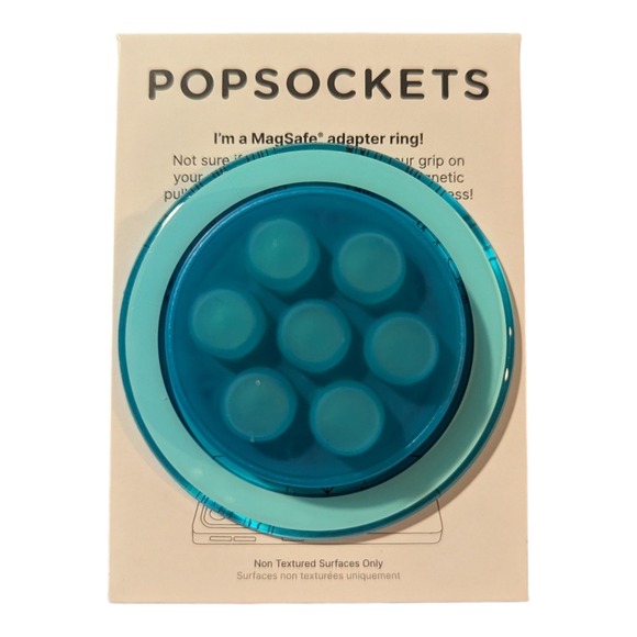 PopSockets Other - B6-OB PopSockets MagSafe Round PopGrip Cell Phone Grip & Stand - Blue